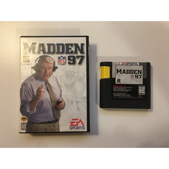 Madden NFL 97 (Sega Genesis, 1997) EA Sports - Box & Game Cartridge, No Manual - Picture 1 of 9